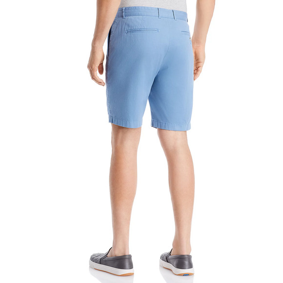 Vince Men Griffith Lightweight Chino Shorts Blue Size 31 - Picture 3 of 3